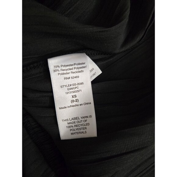 NWT Women’s Satin Mini Ruffle Dress w/ Cap Sleeves – Size XS 0-2 (Scoop) - Picture 6 of 6